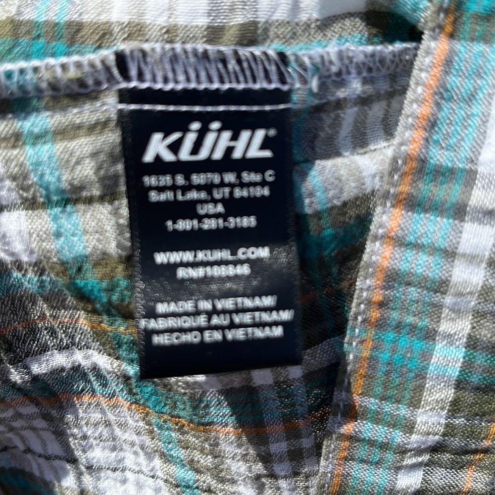 Kuhl short sleeve button down